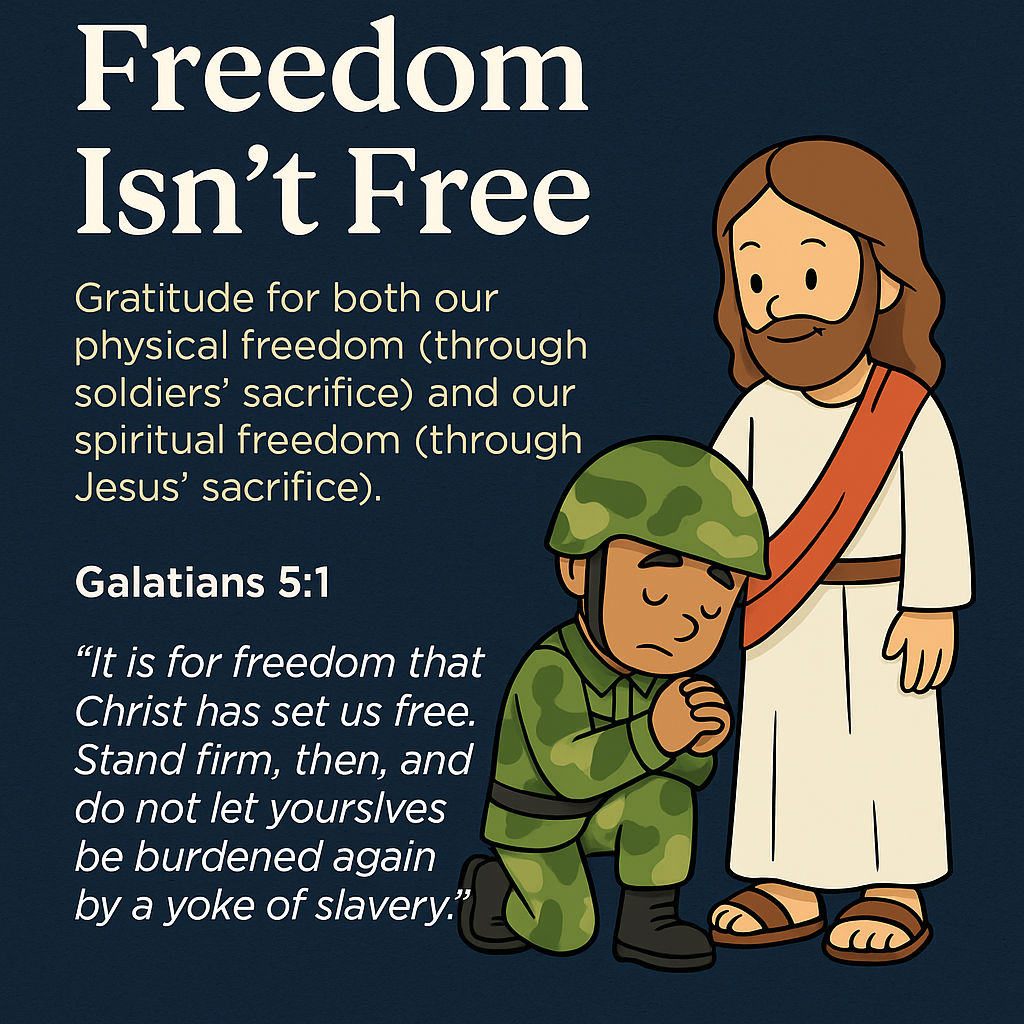 🕊️ “Freedom Isn’t Free” – A Powerful Memorial Day Children’s Sermon on Sacrifice, Freedom & Faith