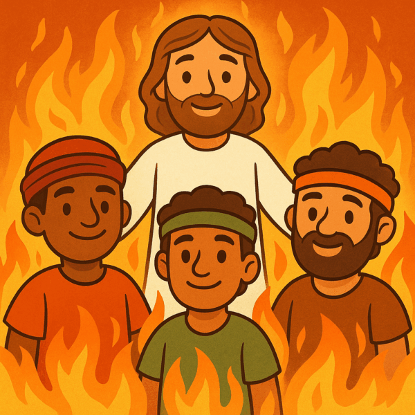 The Fire That Didn’t Burn: A Complete Children's Lesson on Daniel 3