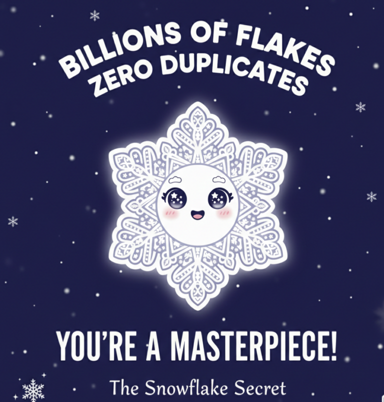 The Snowflake Secret: One of a Kind by Design – Children's Lesson Bundle