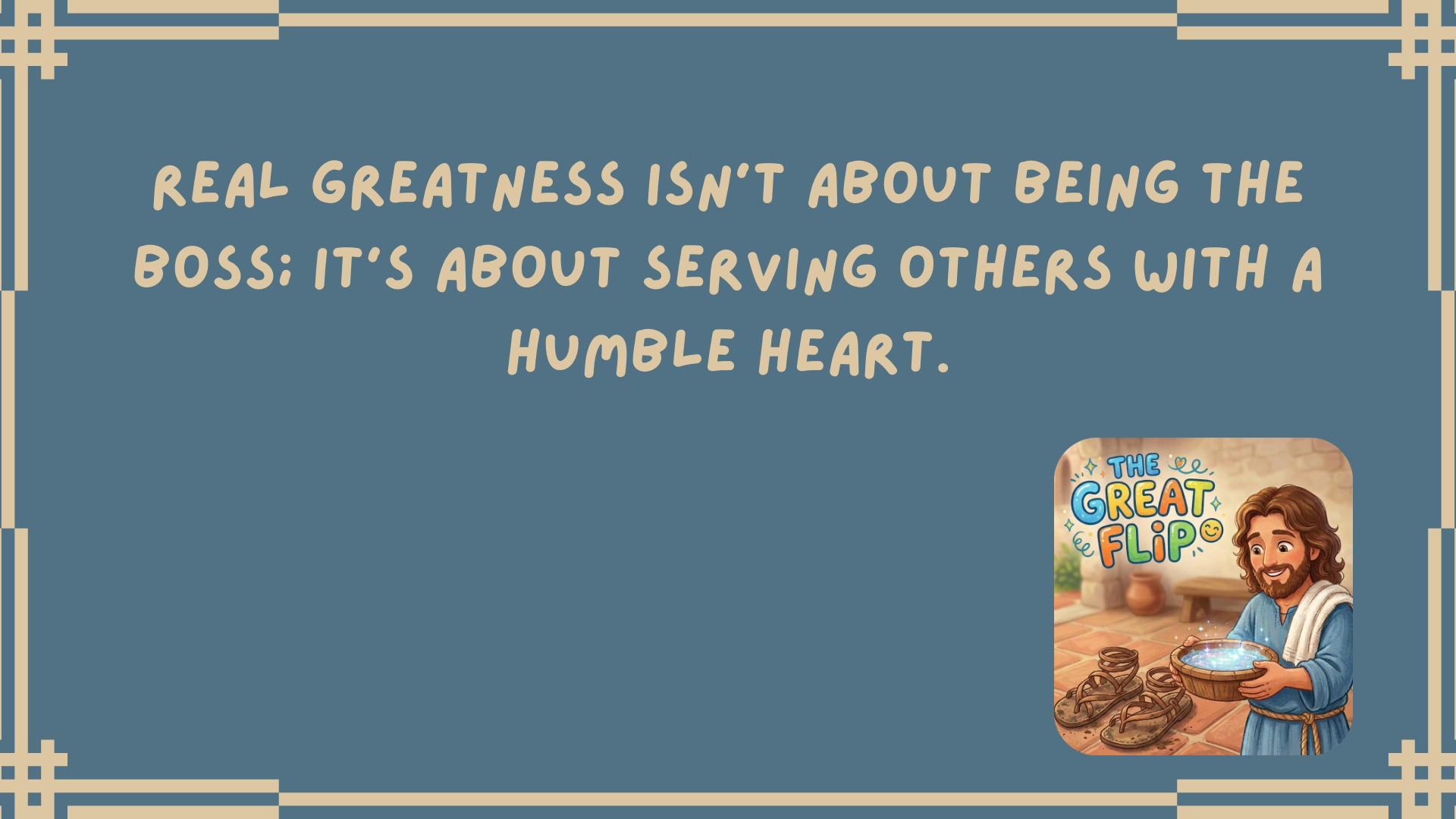 The Great Upside-Down Flip Main Theme Graphic