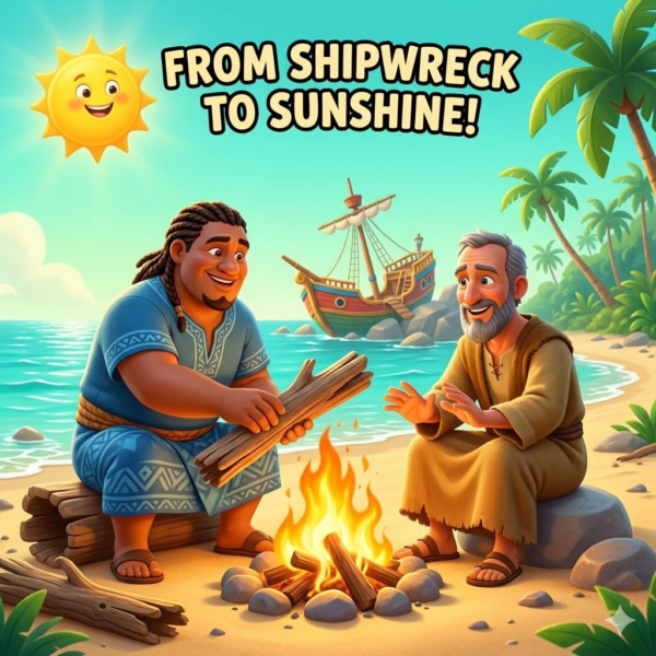 From Shipwreck to Sunshine!: Sermon Graphic