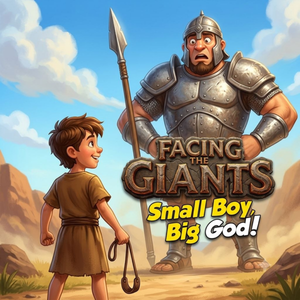 Facing the Giants: Small Boy, Big God!: Sermon Graphic