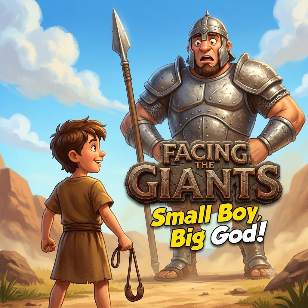 Facing the Giants: Small Boy, Big God!: Sermon Graphic