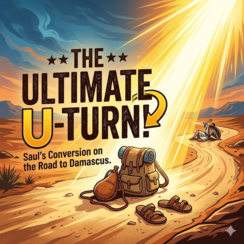 The Ultimate U-Turn!: Sermon Graphic