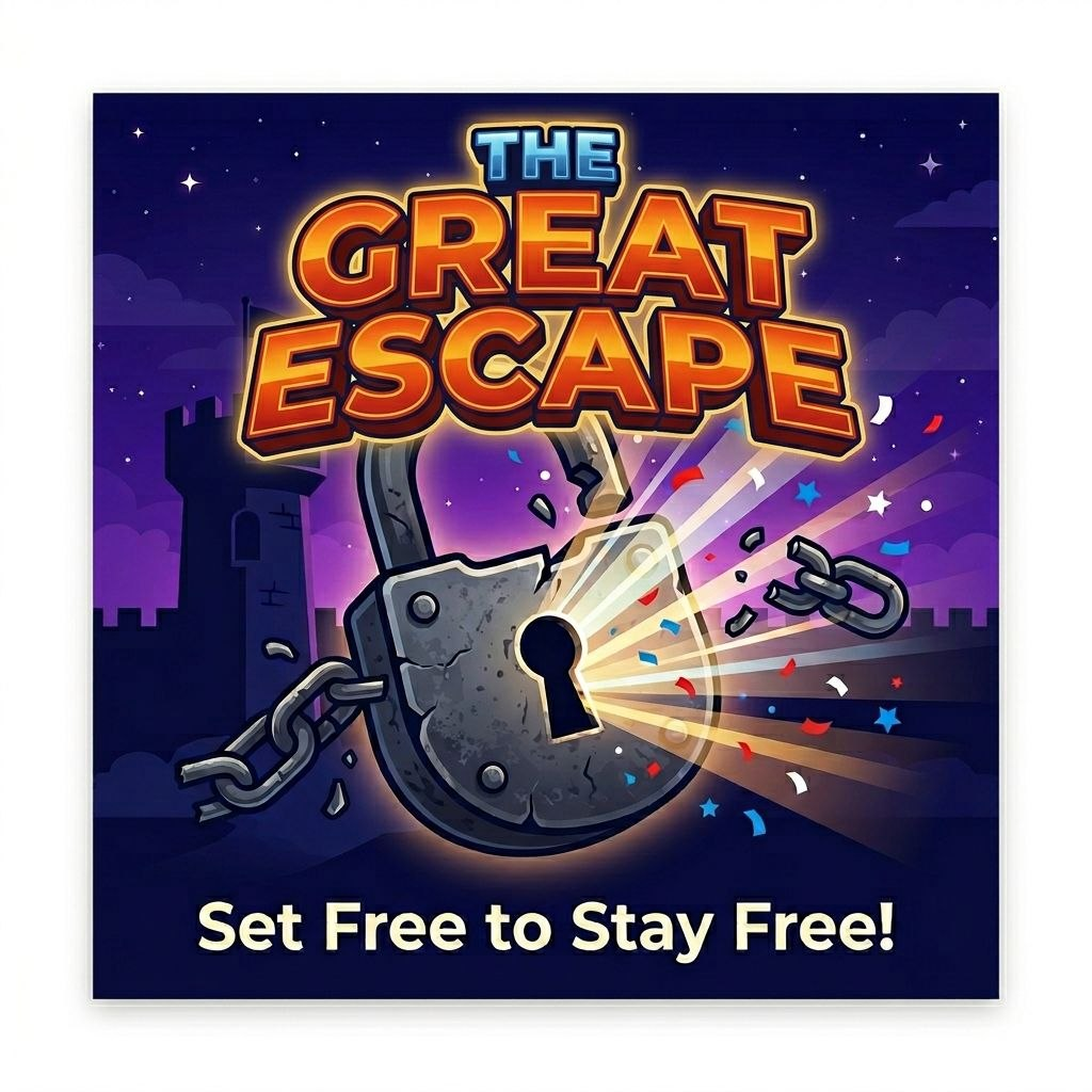 The Great Escape: Set Free to Stay Free!: Sermon Graphic