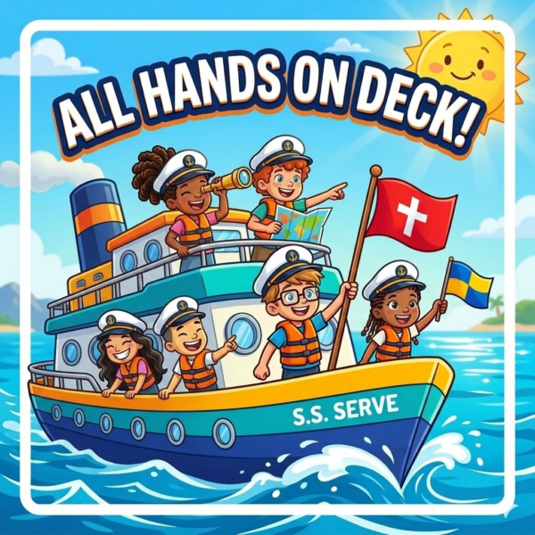 All Hands on Deck!: Sermon Graphic
