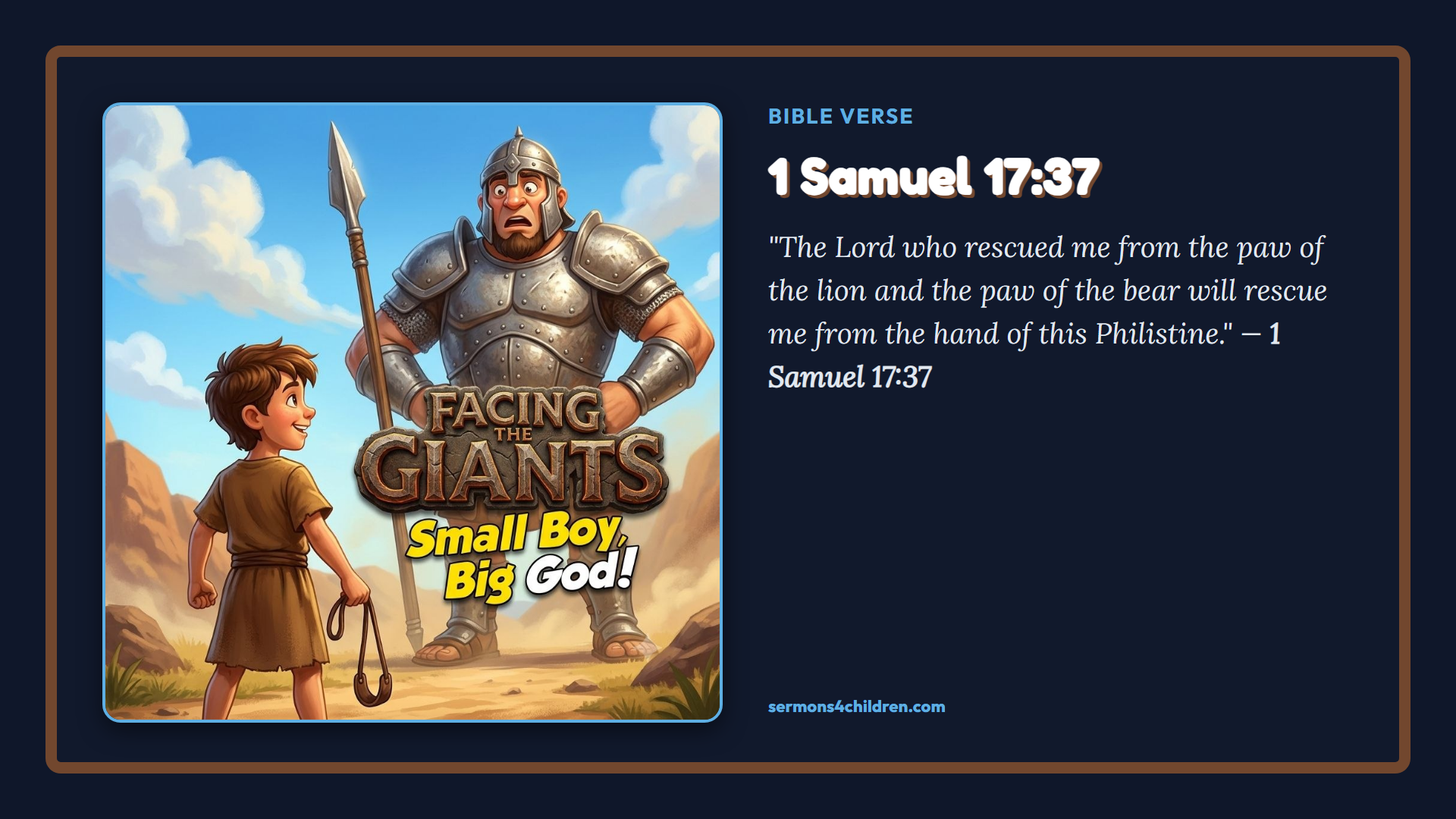 Widescreen TV Slide - Bible Verse