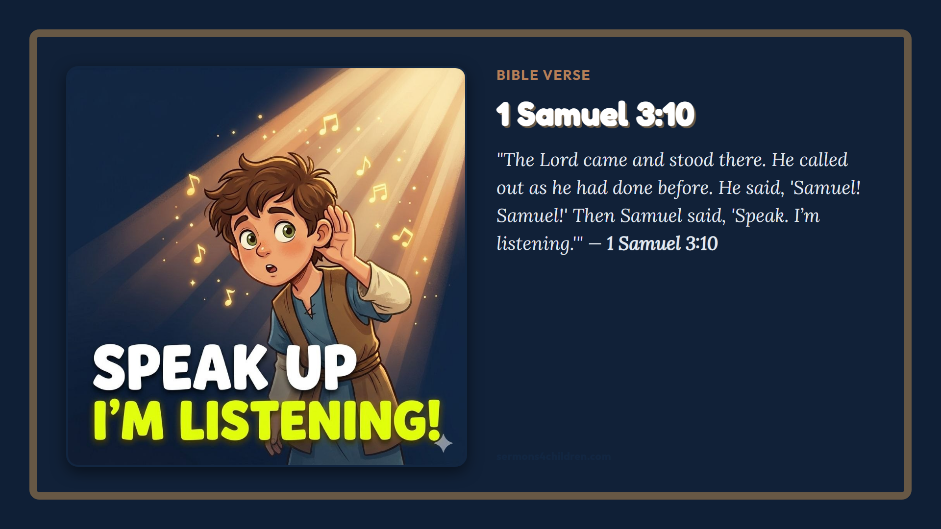 Widescreen TV Slide - Bible Verse