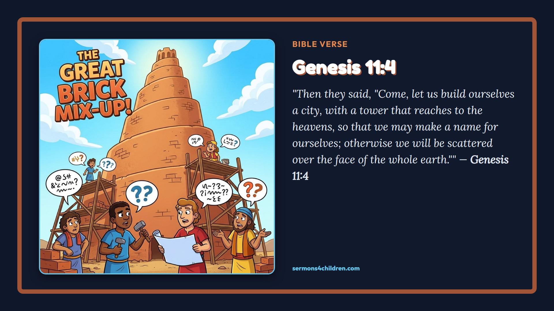 Widescreen TV Slide - Bible Verse