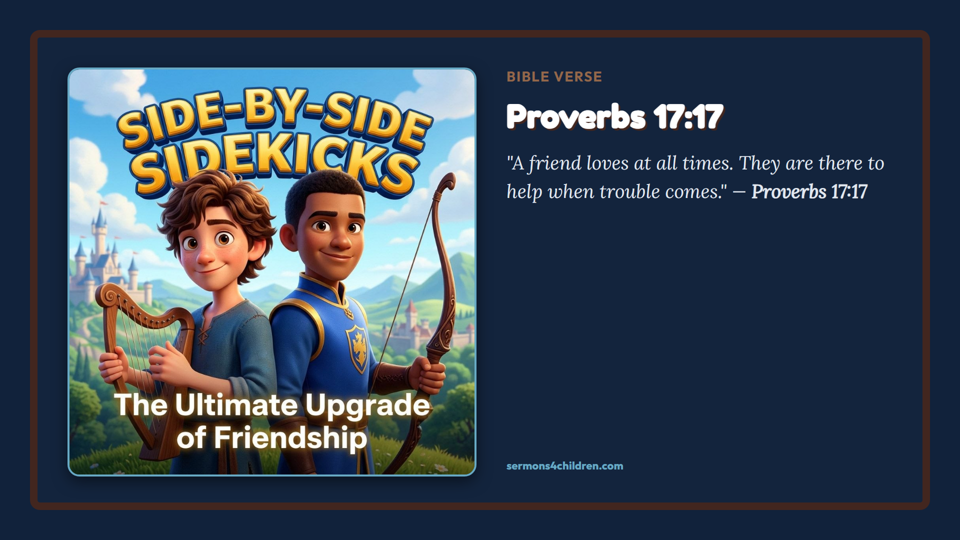 Widescreen TV Slide - Bible Verse