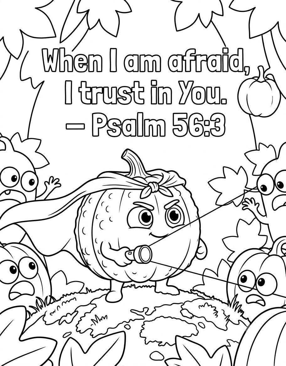 Squash the Shadows! Part 3: Coloring Page