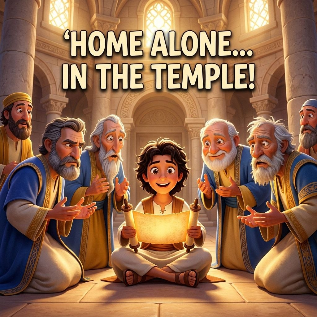 Home Alone... In the Temple!: Sermon Graphic