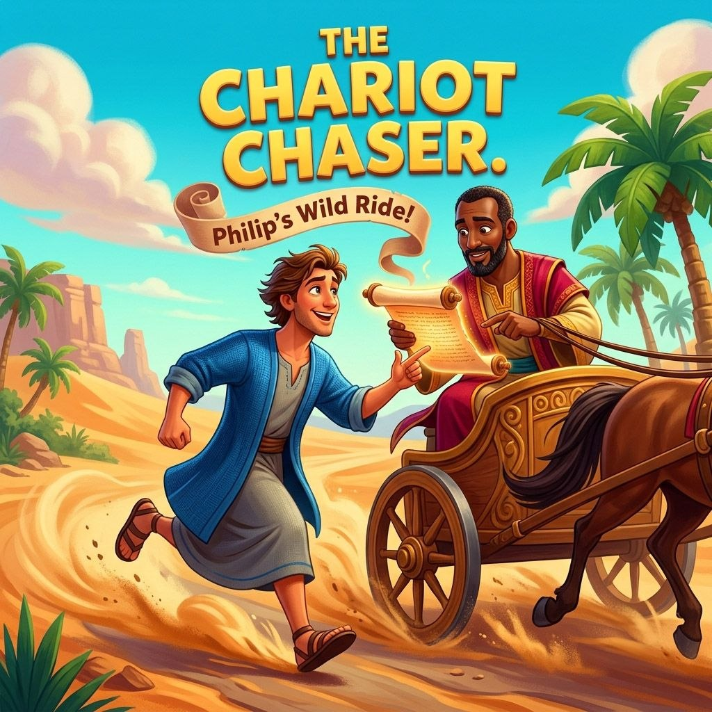 The Chariot Chaser: Philip’s Wild Ride to Right Now!: Sermon Graphic