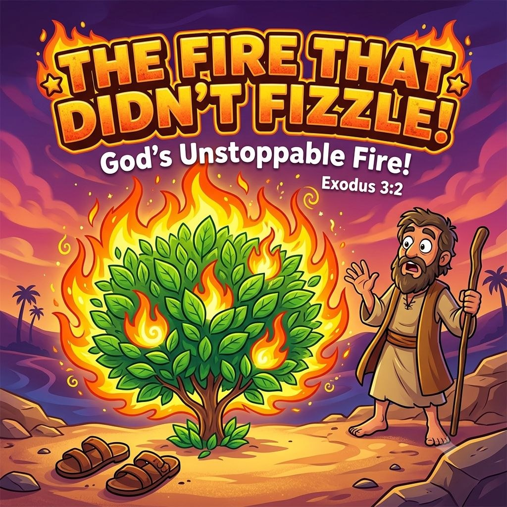 ๐ฅ The Fire That Didn't Fizzle!: Sermon Graphic