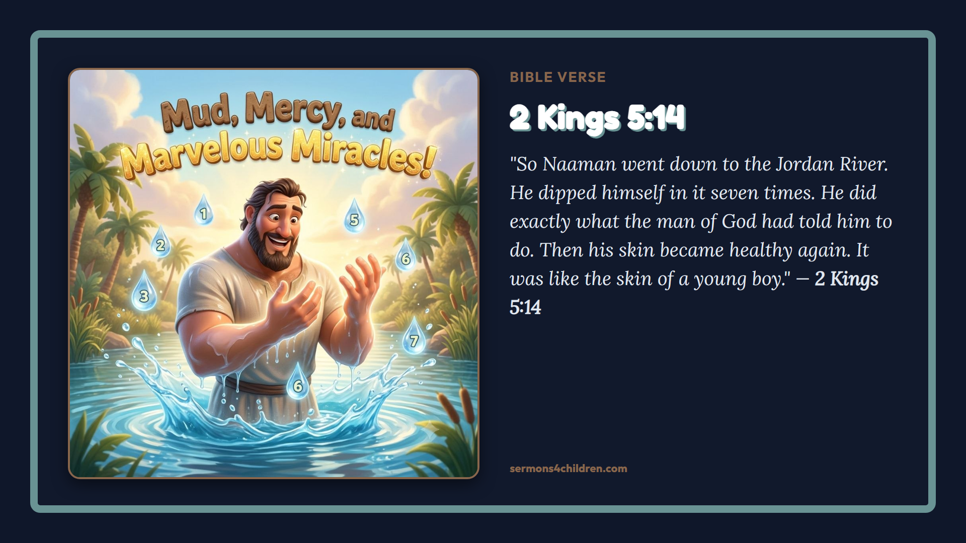 Widescreen TV Slide - Bible Verse