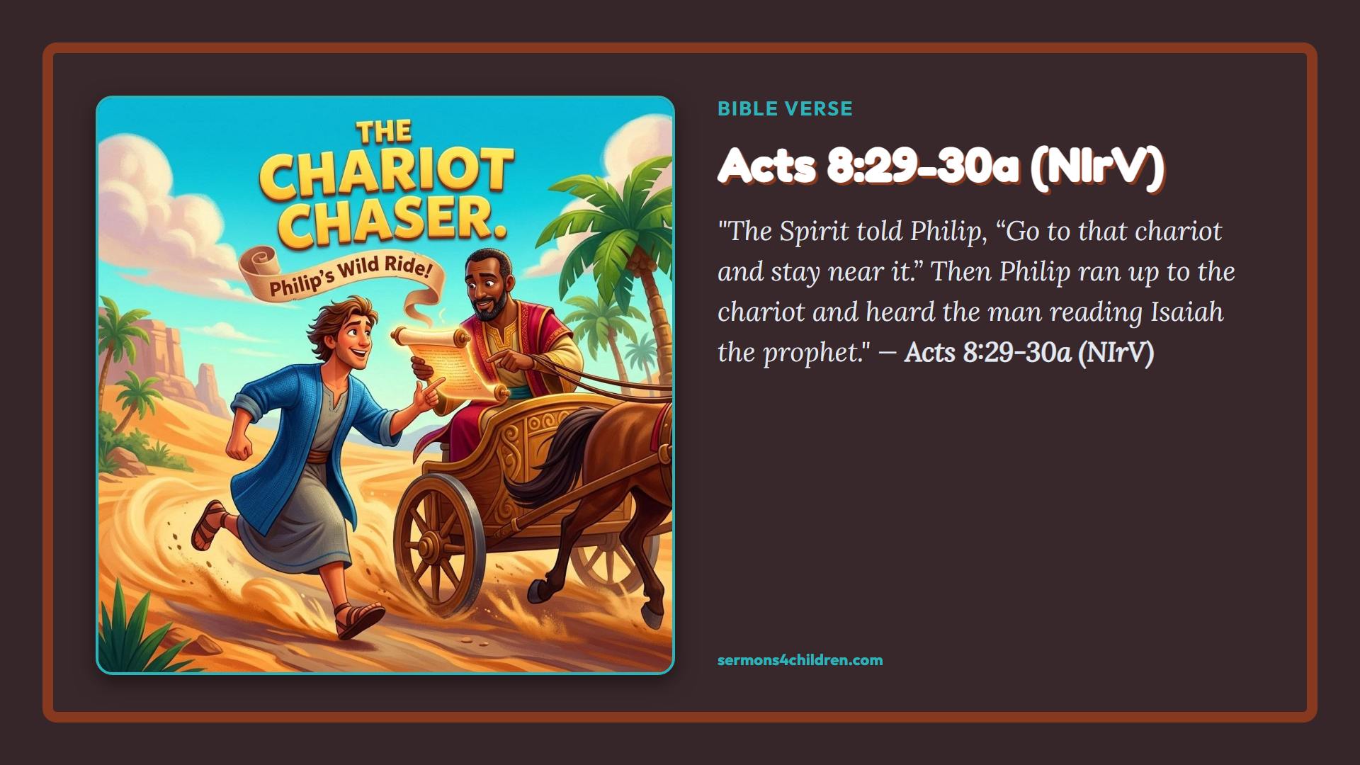 Widescreen TV Slide - Bible Verse