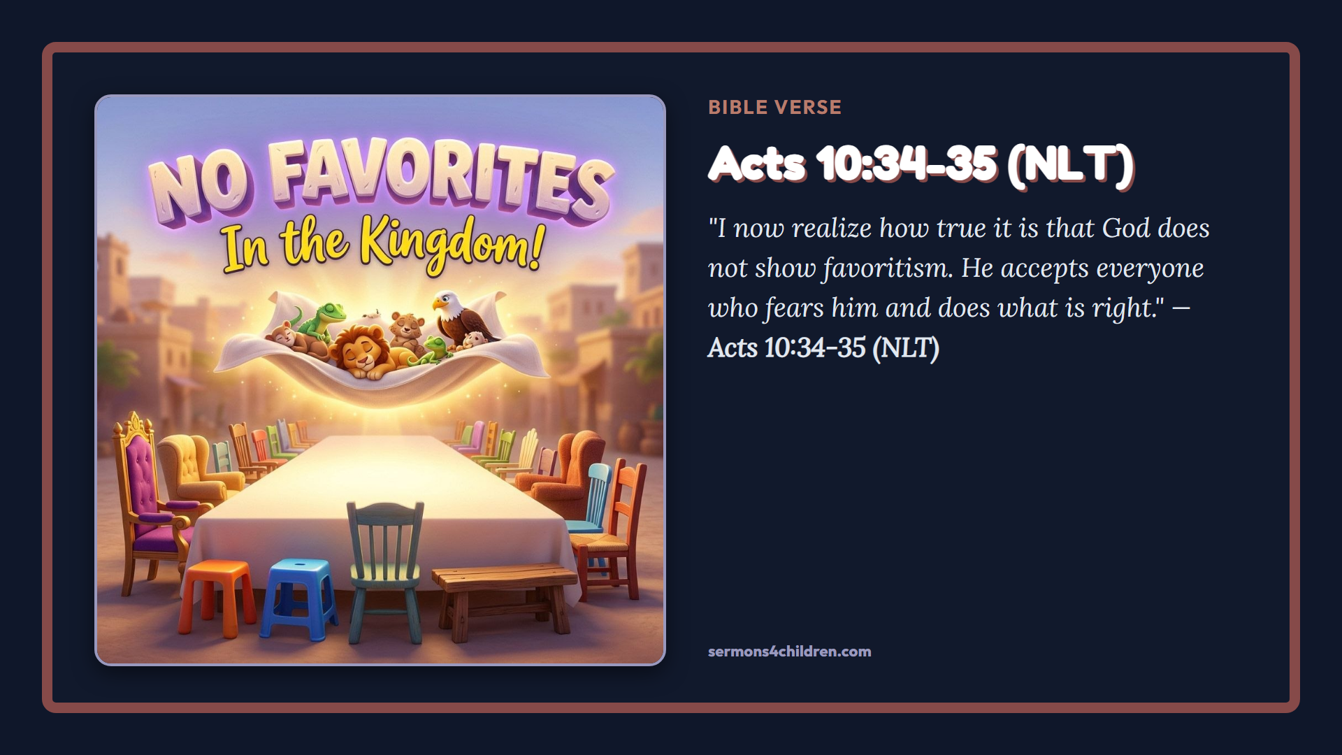 Widescreen TV Slide - Bible Verse