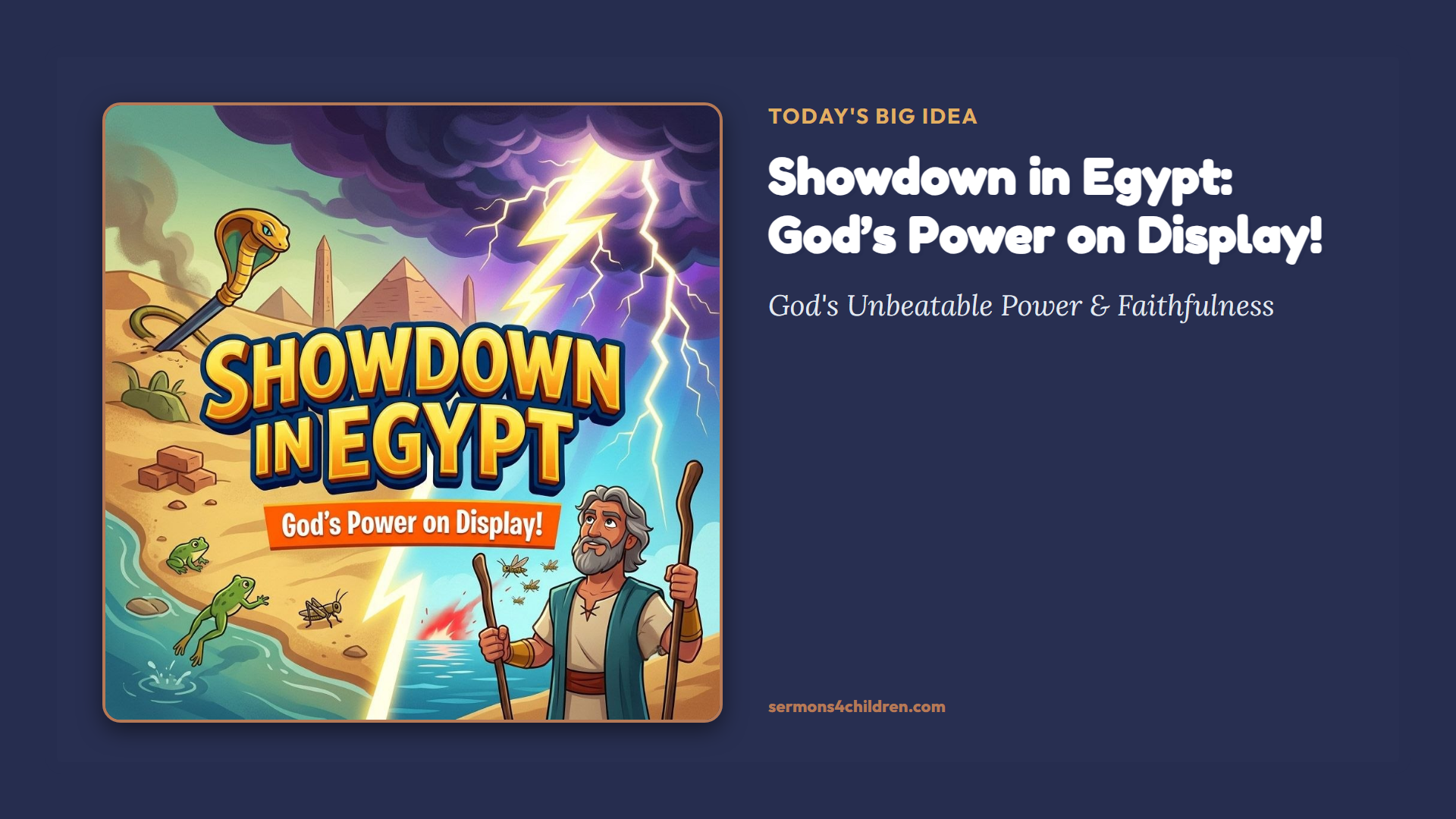 Showdown in Egypt: Godās Power on Display!: Main Theme