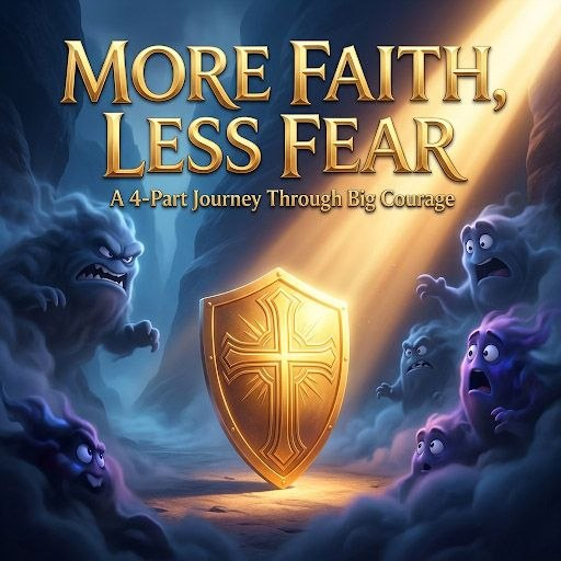 More Faith, Less Fear: Unshakable Courage in a Scary World Cover