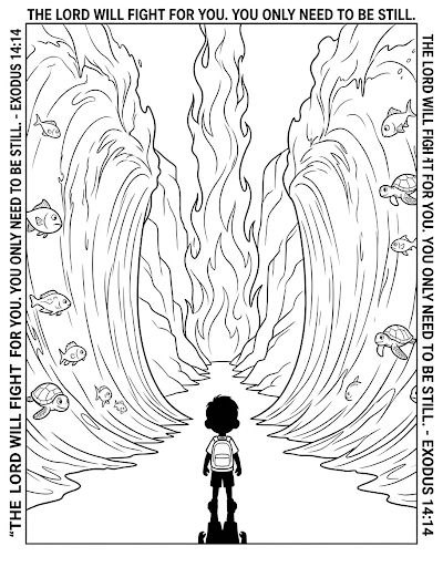 Lesson 4 - Smashing the Giants God Fights For Us! - Coloring Page