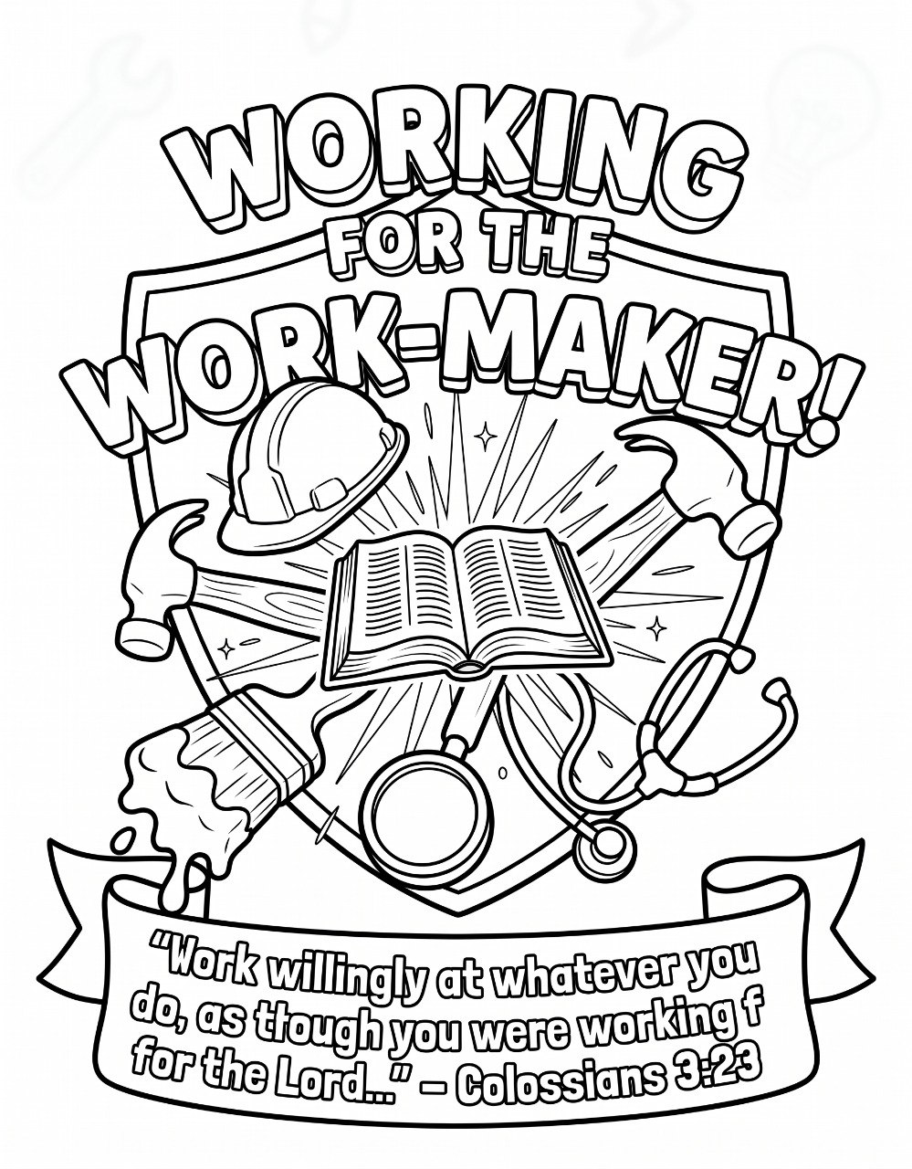 Printable Coloring Page
