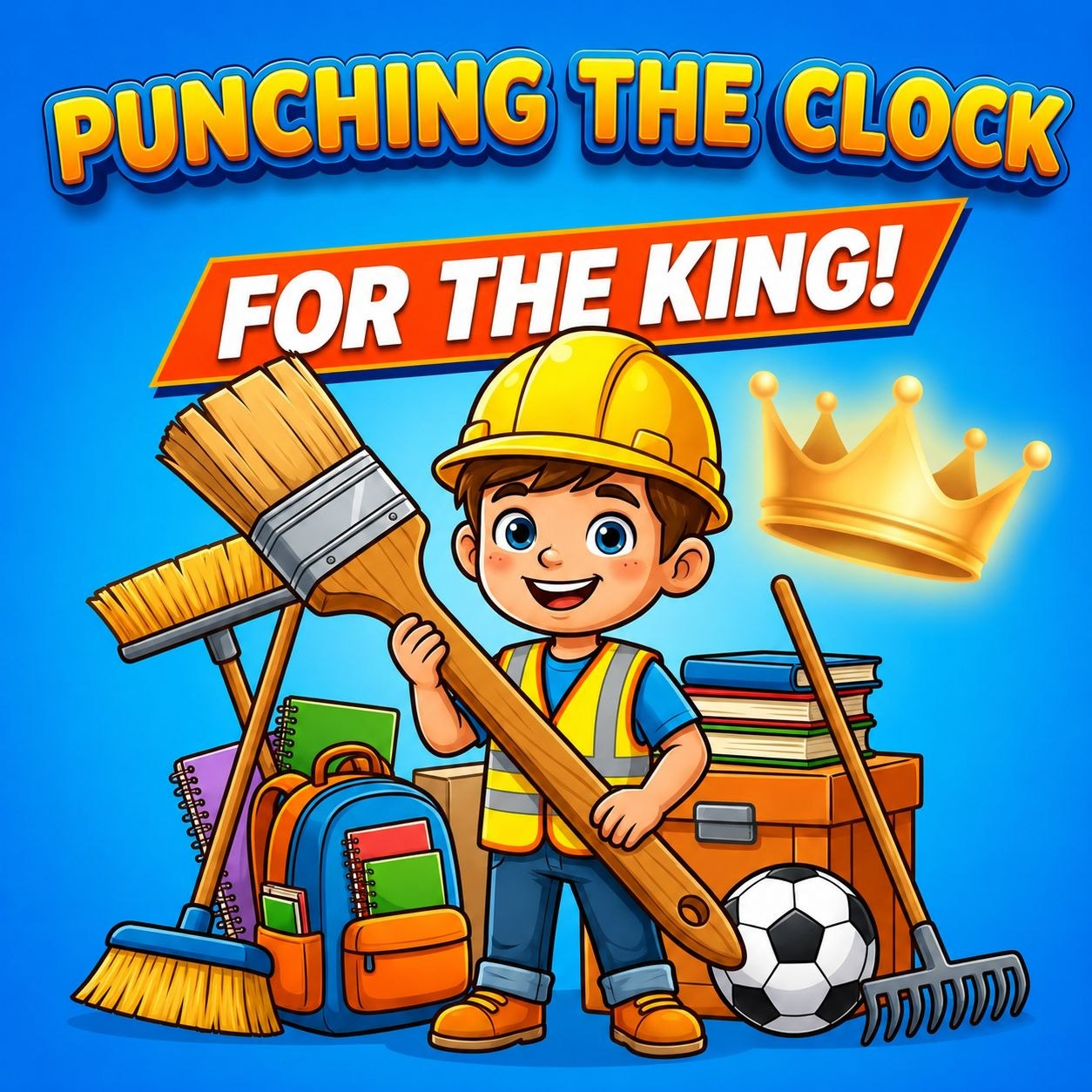 Punching the Clock for the King!: Sermon Graphic