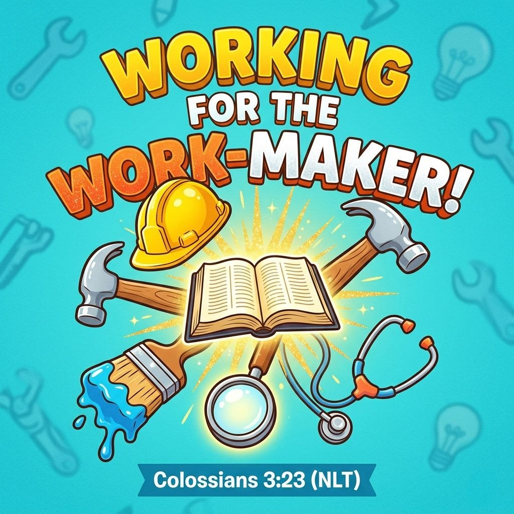 Working for the Work-Maker!: Sermon Graphic