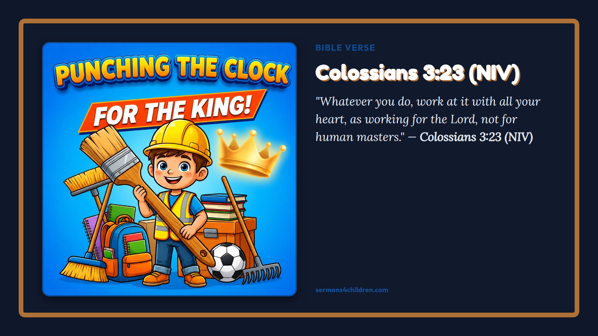 Widescreen TV Slide - Bible Verse