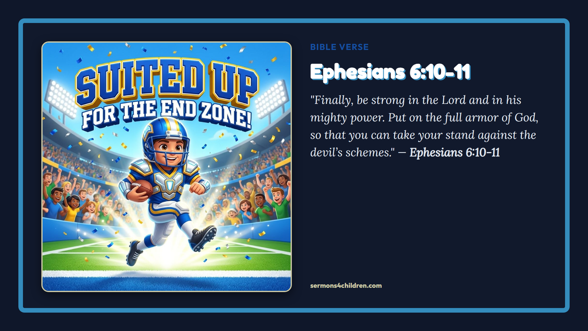 Widescreen TV Slide - Bible Verse
