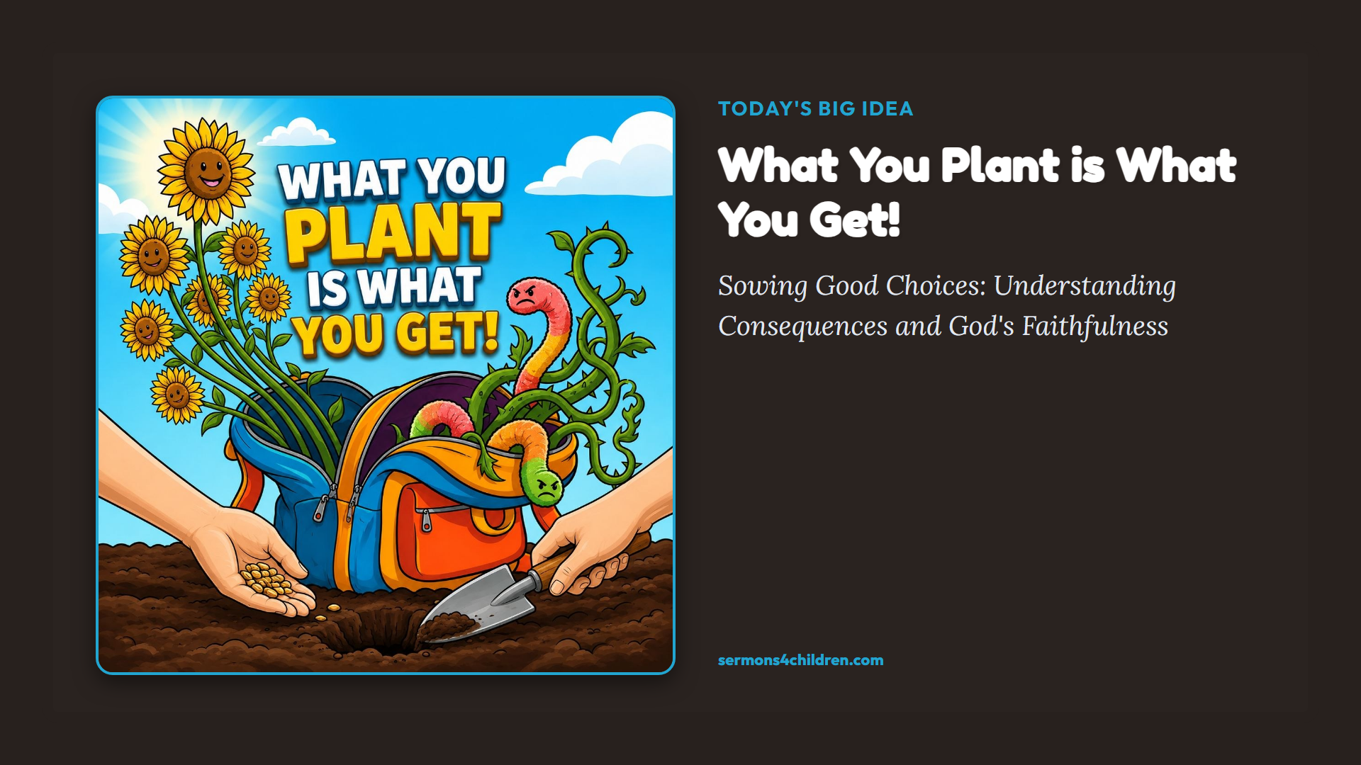 What You Plant is What You Get!: Main Theme