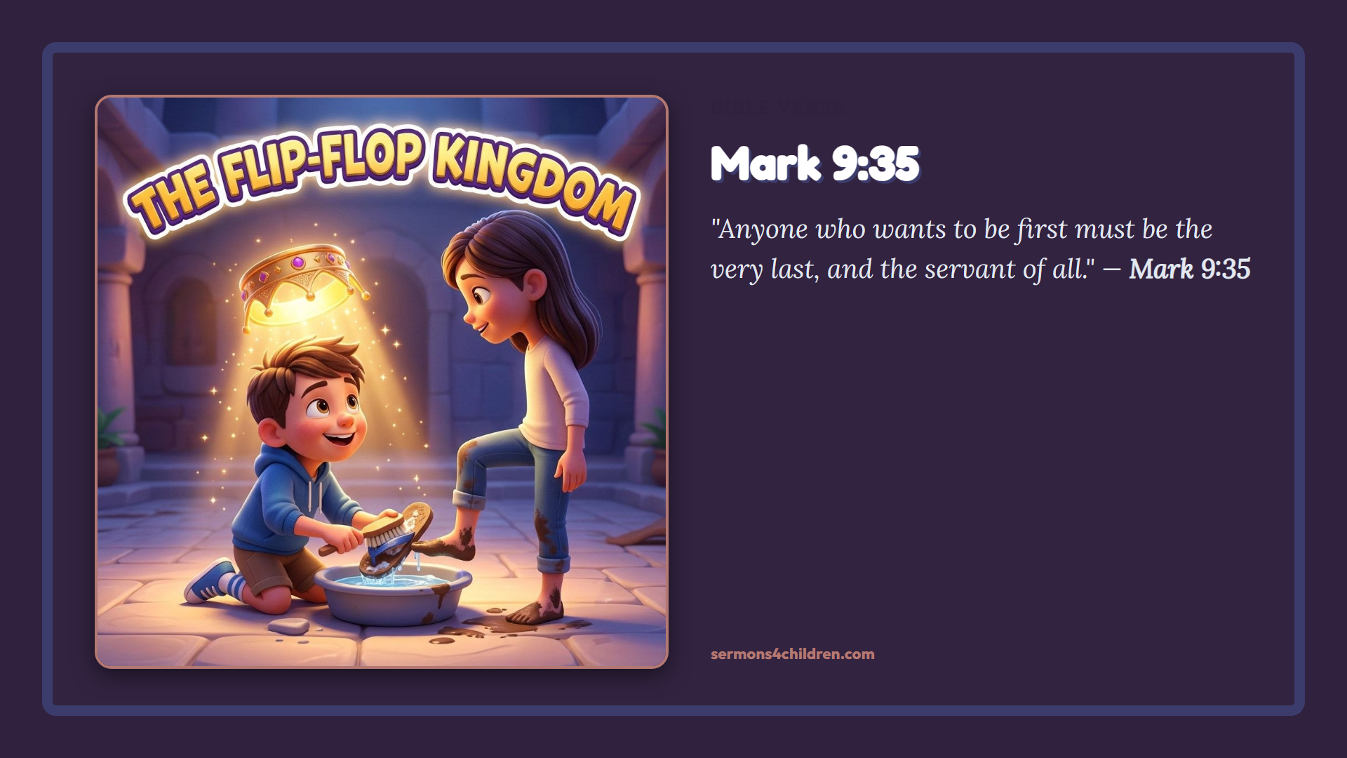 Widescreen TV Slide - Bible Verse