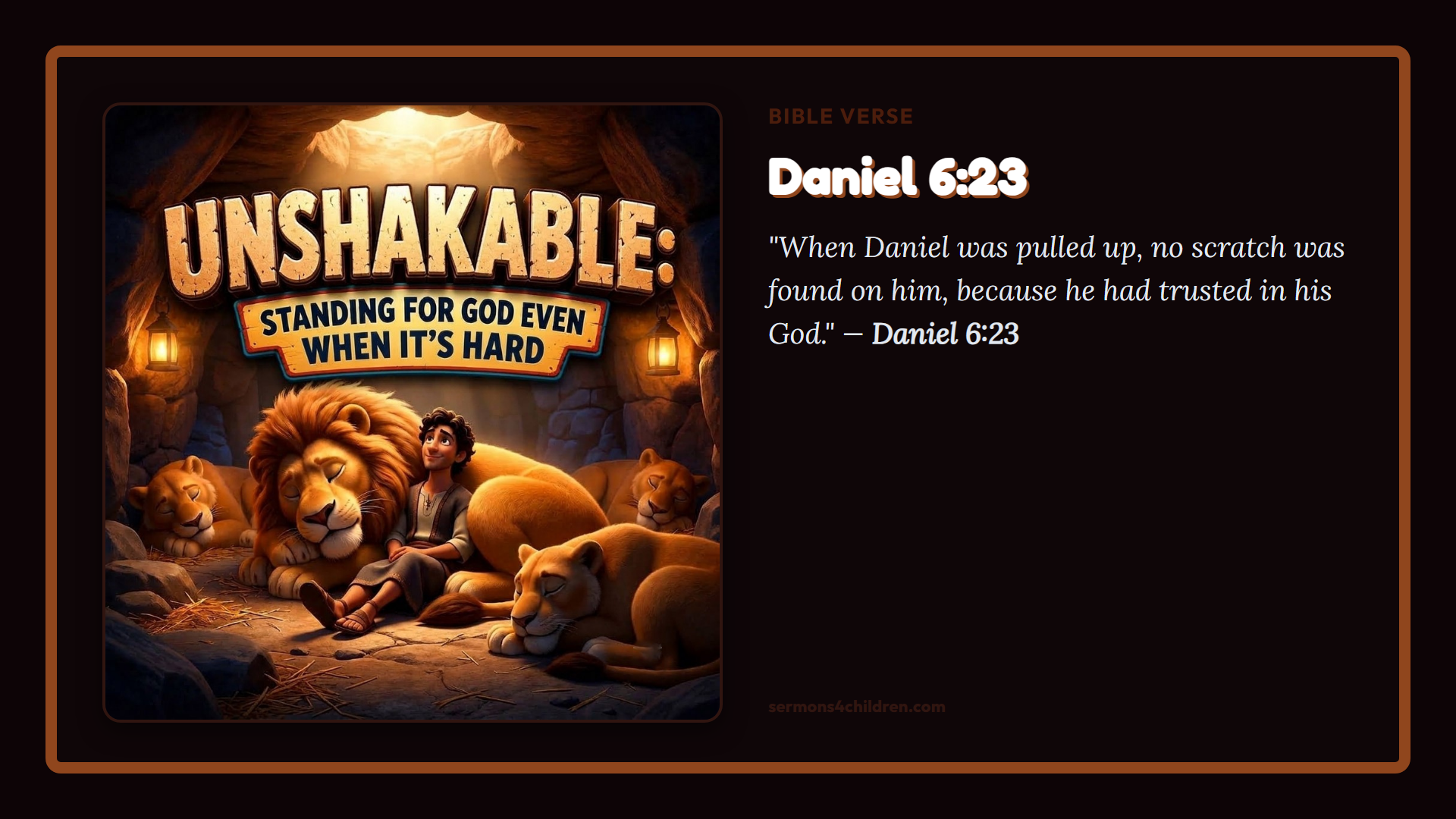 Widescreen TV Slide - Bible Verse