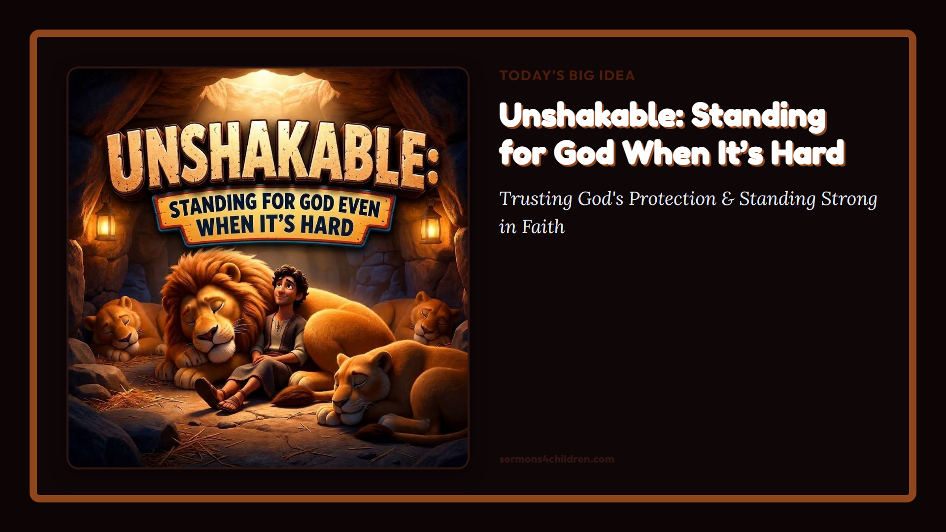 Widescreen TV Slide - Big Idea