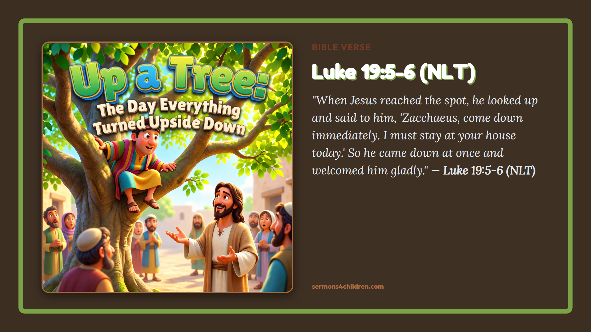 Widescreen TV Slide - Bible Verse