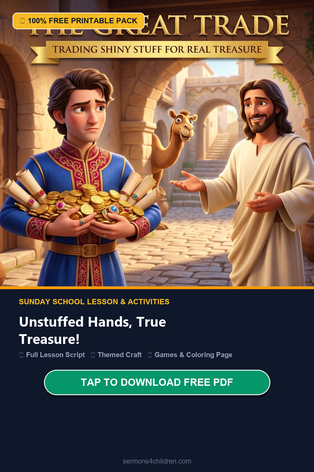 The Great Trade: Trading Shiny Stuff for Real Treasure - Sunday School Lesson Pack