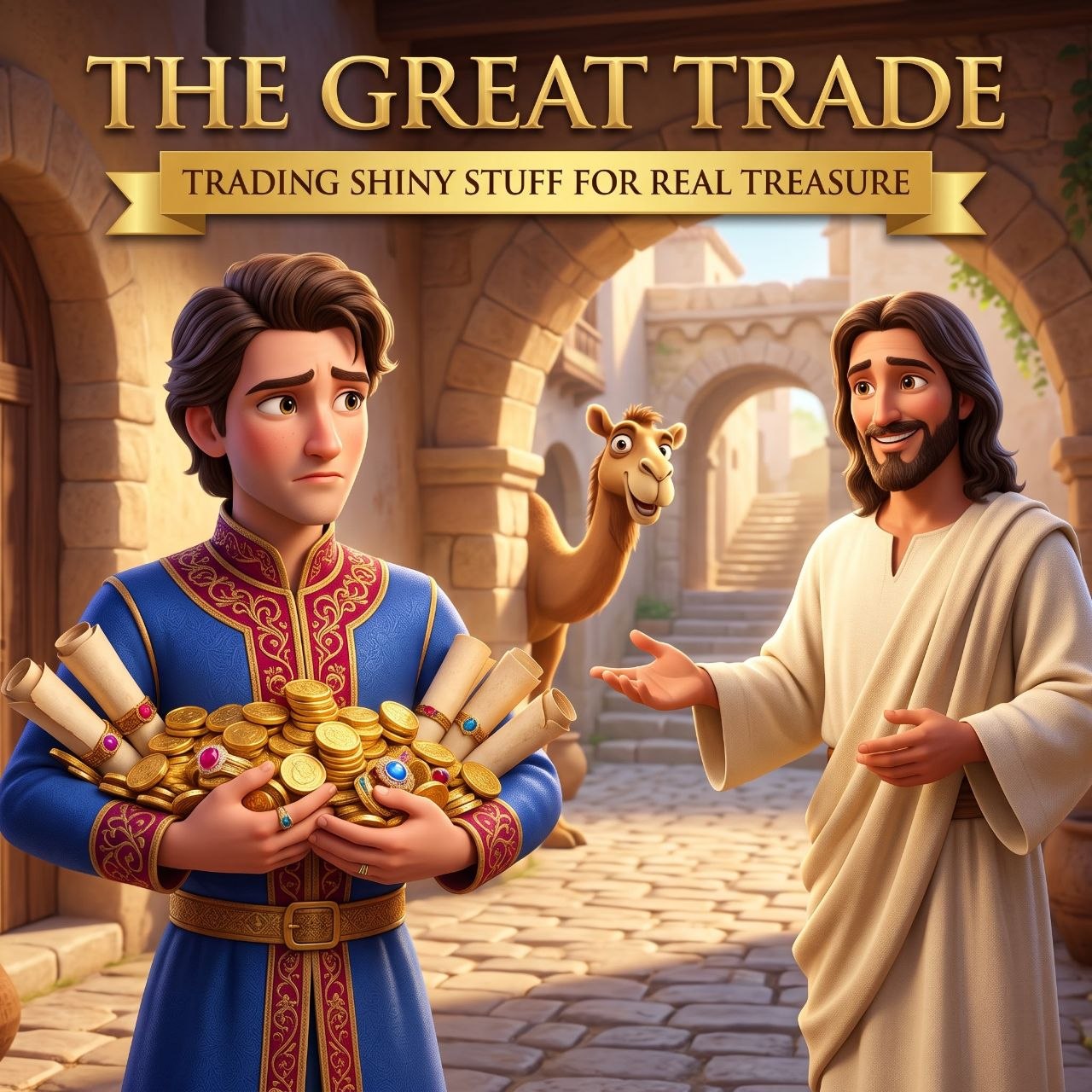 Unstuffed Hands, True Treasure!: Sermon Graphic