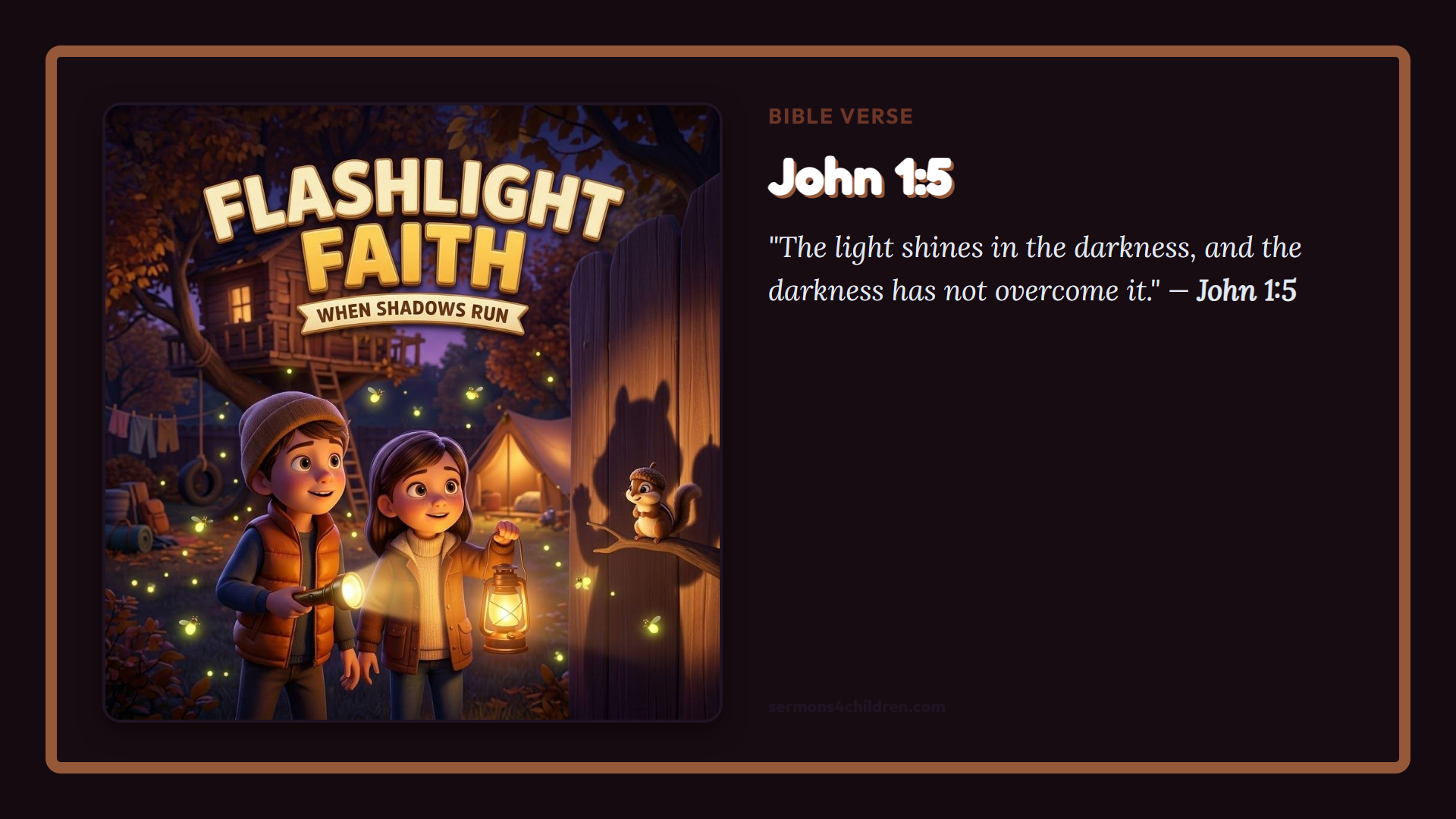 Widescreen TV Slide - Bible Verse