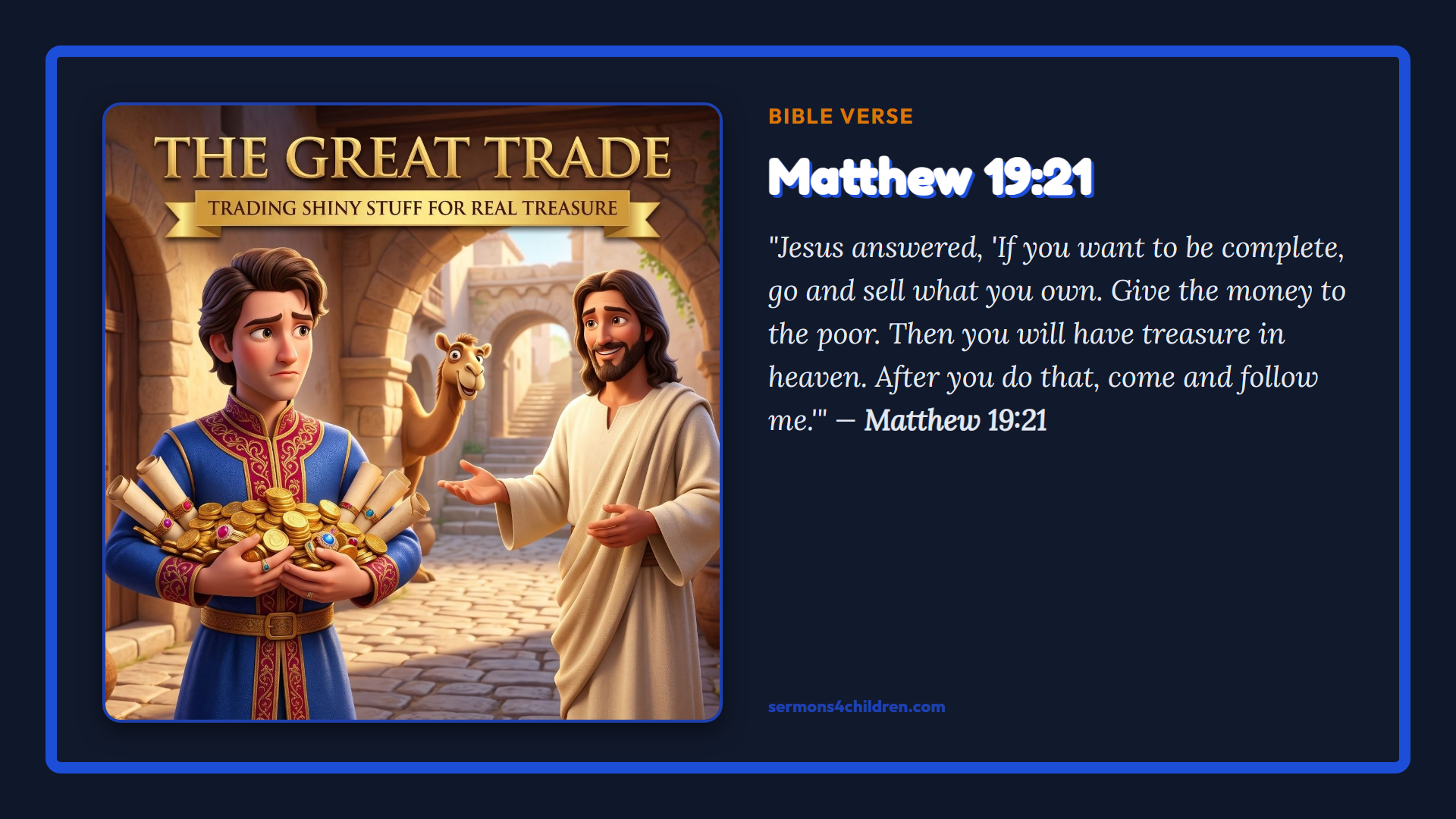 Widescreen TV Slide - Bible Verse